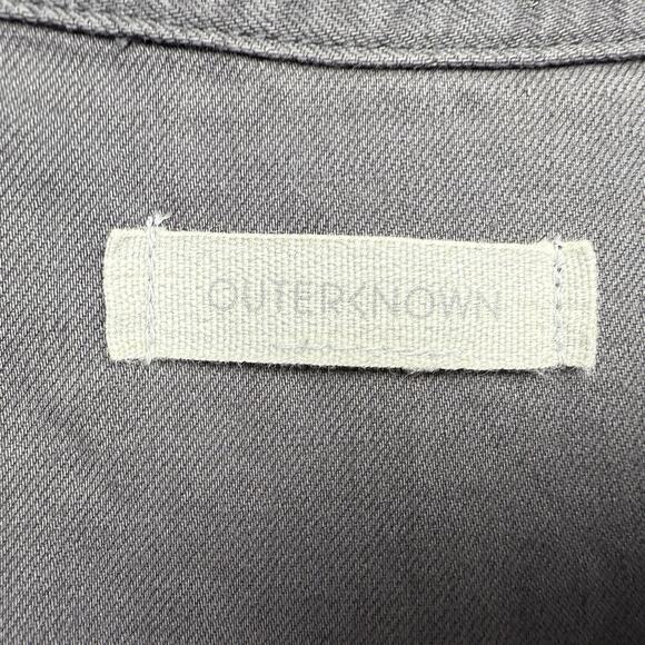 Outerknown SEA Jumpsuit Overall Coveralls Women Size L Gray Utility Organic - Picture 7 of 7